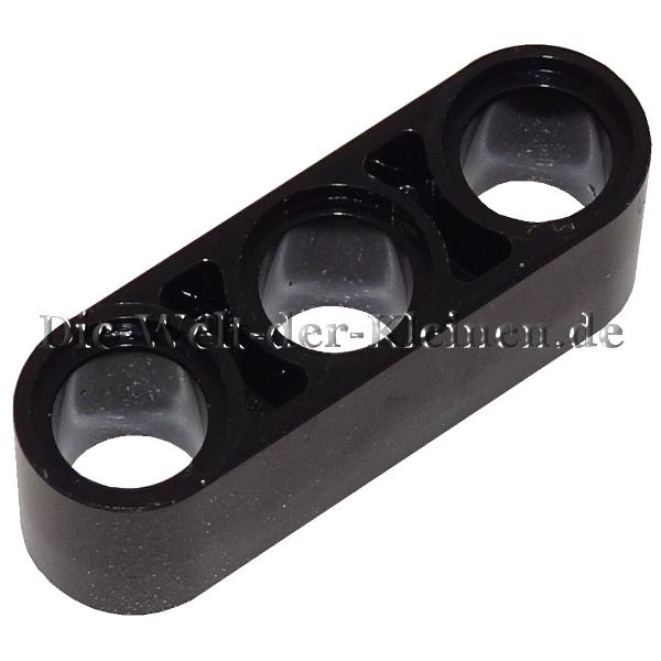 LEGO® Technic Liftarm 1x3 with 3 round holes BLACK (BLACK) - (4142822/3252326/32523)