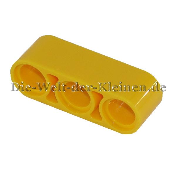 LEGO® Technic Liftarm 1x3 mit 3 Pin-Löchern helles Gelb (BR. YELLOW) - (4153707/32523)