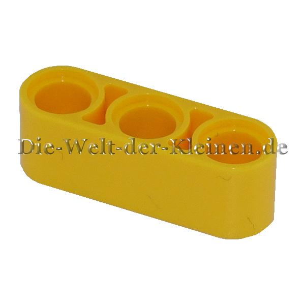 LEGO® Technic Liftarm 1x3 mit 3 Pin-Löchern helles Gelb (BR. YELLOW) (4153707, 32523)