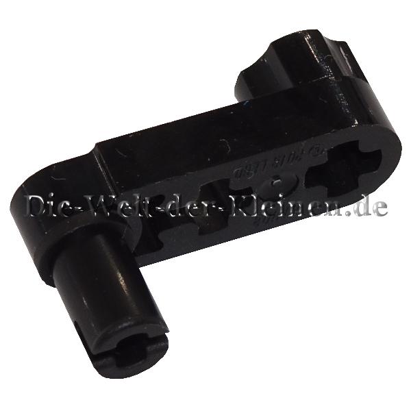 LEGO® Technic Liftarm 1x3 mit Kurbel / Pin, 2 Kreuz / Stern Löcher Schwarz (BLACK) - (4563044/33299)