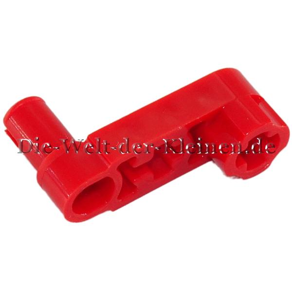 LEGO® Technic Liftarm 1x3 with crank, 2 cross / axle holes BRIGHT RED (BR RED) - (6167937/33299)
