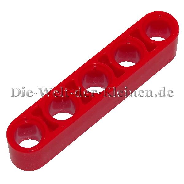 LEGO® Technic Liftarm 1x5 mit 5 Pin-Löchern helles Rot (BR. RED) - (4142132/32316)