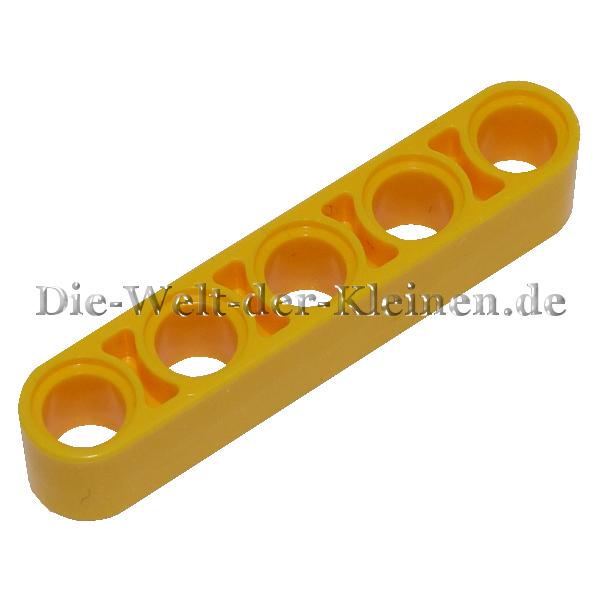 LEGO® Technic Liftarm 1x5 mit 5 Pin-Löchern helles Gelb (BR. YELLOW) - (4142133/32316)