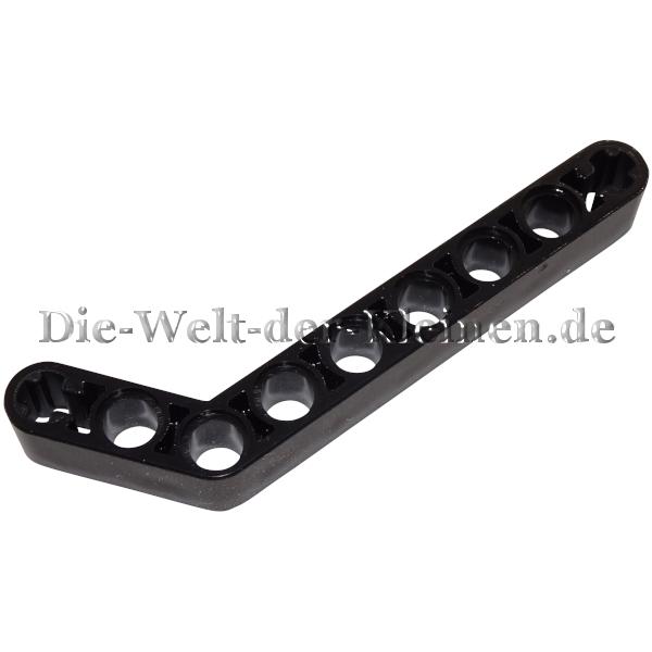 LEGO® Technic Liftarm 1x9 (3 - 7) curved with 7 round holes, 2 axle holes BLACK (BLACK) - (4140327/6276835/32271)