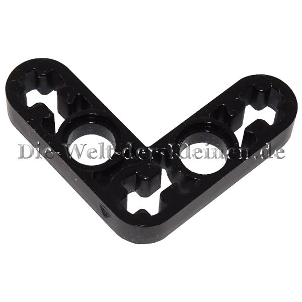 LEGO® Technic Liftarm L-Form 3x3 flat (1/3) with 2 Pin holes and 3 cross holes BLACK (BLACK) - (6271810, 4112287, 32056)