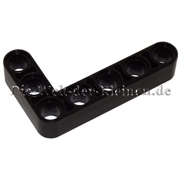 LEGO® Technic Liftarm L-Form 3x5 with 7 round holes BLACK (BLACK) - (4142823/3252626/32526)