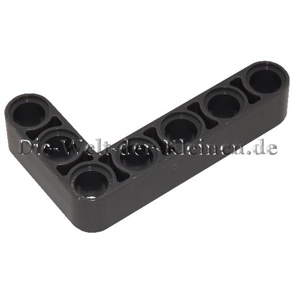 LEGO® Technic Liftarm L-Form 3x5 with 7 round holes DK. ST. GRAY (DARK STONE GRAY) - (4210753/32526)