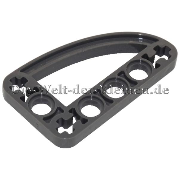 LEGO® Technic Liftarm L-Form 3x5 flat (1/3) with bow and 4 Pin holes and 3 cross holes DARK STONE GREY (DK. ST. GREY) - (6327165/32250199/4239896/32250)