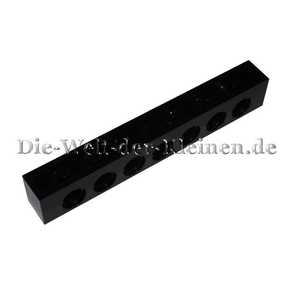 LEGO® Technic Brick 1x8 with 7 hole black (BLACK) (370226, 3702)