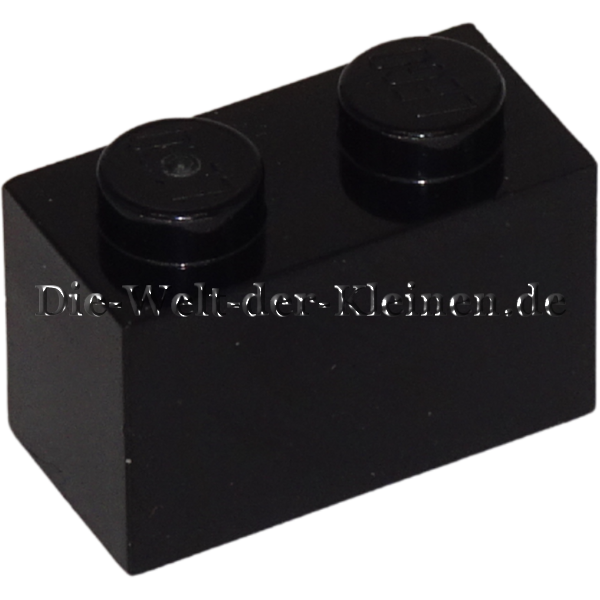 LEGO Technic Brick 1x2x1 modified with 2 studs on the side BLACK (BLACK) (6252545, 11211)