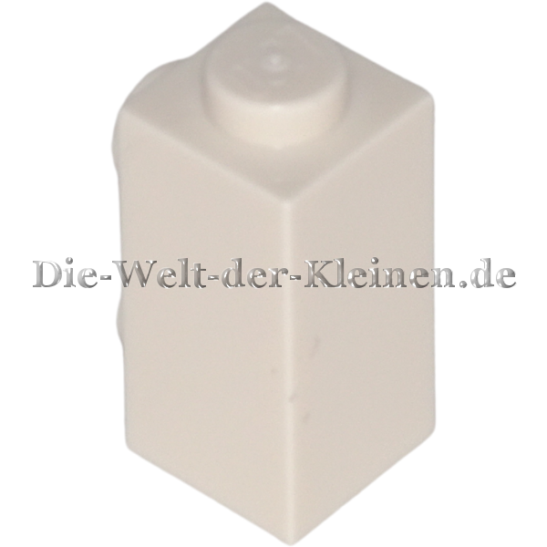 LEGO Technic Brick 1x1x1.66 modified with 2 studs on the side WHITE (WHITE) (6552171, 6218841, 65482