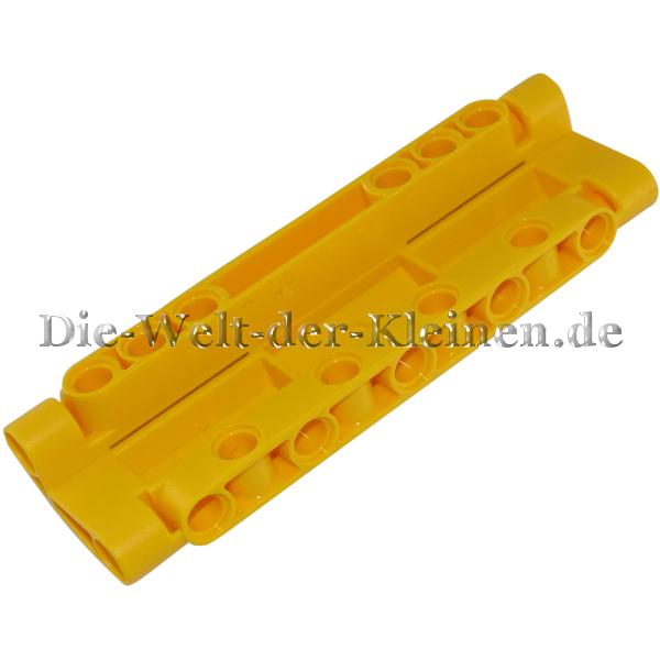LEGO® Technic Flat Panel curved / edge with round Holes for Pins 3x11 BR. YELLOW (BRIGHT YELLOW) (6022952, 6251202, 11954)