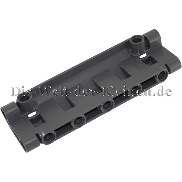 LEGO® Technic Flat Panel curved / edge with round Holes for Pins 3x11 DK. ST. GRAY (DARK STONE GRAY) (6361938, 6211633, 62531)