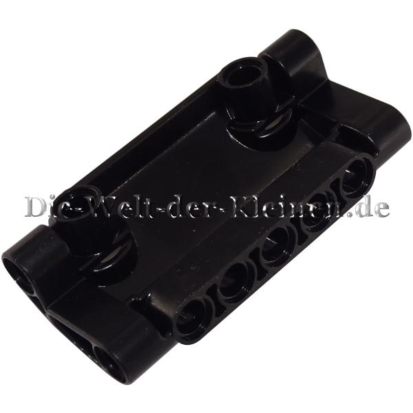 LEGO® Technic Flat Panel curved / edge with round Holes for Pins 3x11 BLACK (BLACK) (6150082, 24119)