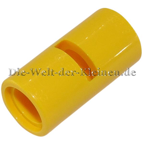 LEGO® Technic Pin Verbinder rund mit rundem Loch und Schlitz helles Gelb (BR. YELLOW) – (4526983/6173122/62462)