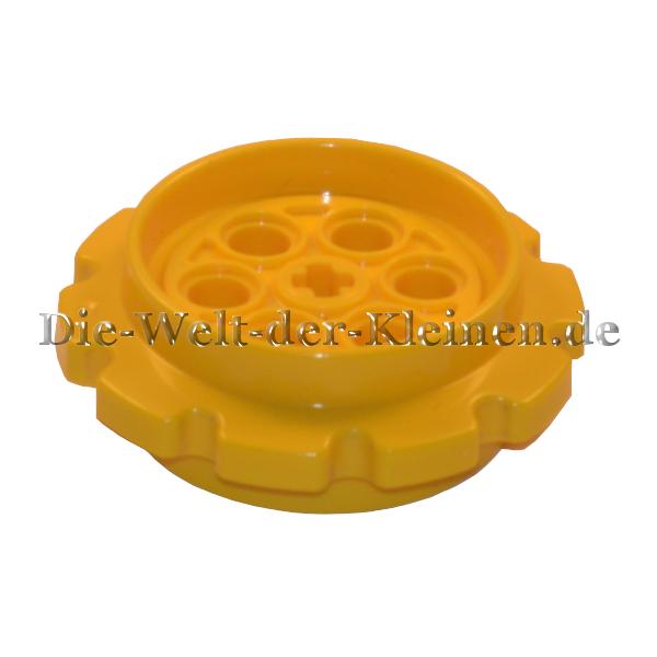 LEGO® Technic Tread Sprocket Wheel large BRIGHT YELLOW (BR. YELLOW) - (4494518/57519) front