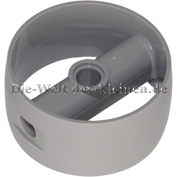 LEGO Cylinder 4x4x1.66 with pin holes and center rod MEDIUM STONE GREY (MED. ST. GREY) (6360332, 428