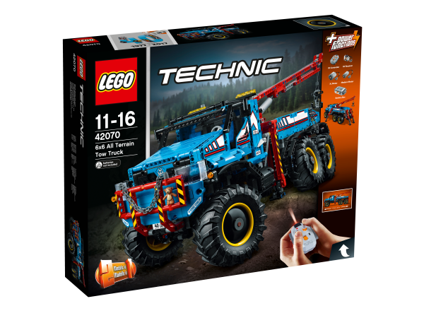 LEGO® Technic 42070 Allrad-Abschleppwagen Box von vorne