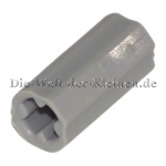 LEGO Achsverbinder 1x2 Mittelsteingrau (MEDIUM STONE GREY) (4512360, 6538c)