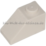LEGO Dachziegel Dachstein Schrägstein 1x2x1 schräg 45° Weiß (WHITE) (6552115, 304001, 4121932, 3040)