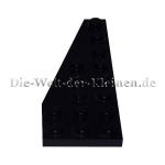 LEGO® Keilplatte links 3x8 Schwarz (BLACK) (50305/50304) Oberseite