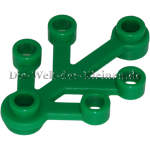 LEGO Plant Leaves 3x4x0.33 DARK GREEN (DK. GREEN) (6268814, 242328, 2423)