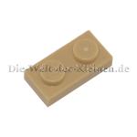 LEGO® Platte 1x2 mit Noppen Beige (TAN) - (4113917/302305/3023)
