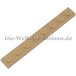 LEGO® Platte 1x8 mit Noppen Beige (TAN) - (4114324/346005/3460)