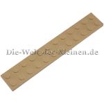 LEGO® Platte 2x12 mit Noppen Beige (TAN) - (6093864/244505/4113985/4526771/2445)