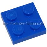 LEGO® Platte 2x2 mit Noppen helles Blau (BR. BLUE) - (4613973/302223/3022)