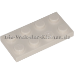 LEGO Platte 2x4 Weiß (WHITE) (6552098, 302001, 3020)