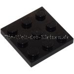 LEGO® Plate 3x3 with Knobs BLACK (BLACK) - (6174917/11212)