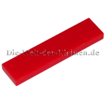 LEGO® Fliese 1x4 glatt helles Rot (BR. RED) (243121, 2431)