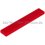 LEGO® Fliese 1x6 glatt helles Rot (BR. RED) (4113858, 6636)
