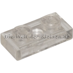 LEGO Platte 1x2 Transparent (TRANS CLEAR) (6514001, 302310, 622540, 4167842, 6240204, 3023)