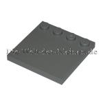 LEGO® Plate modified 4x4 with 4 Knobs and MEDIUM STONE GRAY (MED. ST. GRAY) (4211837/6179) Front
