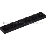 LEGO Plate 1x6 BLACK (BLACK) (366626, 3666)