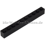 LEGO® Stein 1x10 Schwarz (BLACK) (611126, 6111)