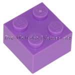 LEGO® Stein 2x2 Mittel Lavendel (MED. LAVENDER) (6545844, 6070321, 3003)
