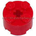 LEGO® Stein 2x2 rund mit Kreuzloch helles Rot (BR. RED) - (614321/3941)