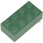 LEGO® Stein 2x4 Sand Grün (SAND GREEN) (6075626/3001)