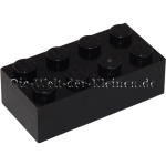 LEGO® Stein 2x4 Schwarz (Black) (300126, 3001)