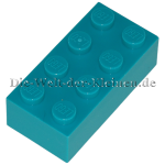 LEGO® Stein 2x4 Dunkeltürkis (DARK TURQUOISE) (6249422/3001)