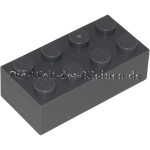 LEGO Brick 2x4x1 DARK STONE GREY (DK. ST. GREY) (4211085, 3001)
