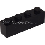 LEGO Brick 1x4 BLACK (BLACK) (301026, 3010)