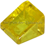 LEGO Stein 1x1 schräg 30° transparent Gelb (TRANS YELLOW) (6245272, 4260942, 54200)