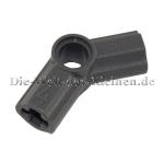 LEGO® Technic Axle Connector / Pin Connector / Angle with two axle holes and one round hole 135° curved  DARK STONE GREY (DK. ST. GREY) - (6262899/4210688/32192)