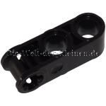 LEGO® Technic Axle- / Pinconnector 1x3 with 1 Axle / Cross hole and 2 Pin holes BLACK (BLACK) - (4173970/4200326/6273708/42003)