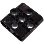 LEGO® Technic Pin Connector 3x3 Block with 9 Pin holes BLACK (BLACK) - (6265644/39793)