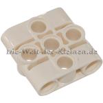 LEGO® Technic Pin Connector 3x3 Block with 9 Pin holes WHITE (WHITE) - (6247424/39793)